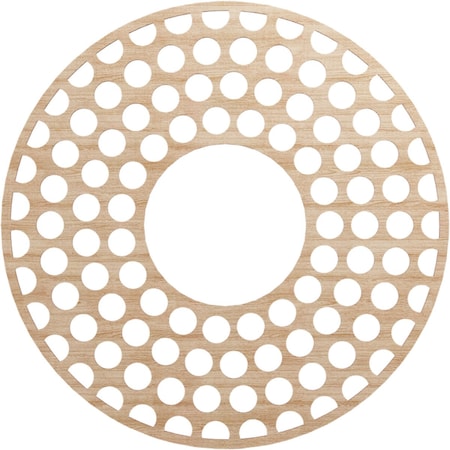 Ekena Millwork Fink Wood Fretwork Pierced Ceiling Medallion, Alder, 38"OD x 13 3/4"ID x 1/4"T CMWP38X38X0250FFAL